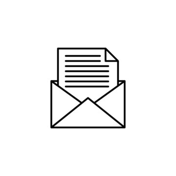 mail icon design template vector isolated illustration