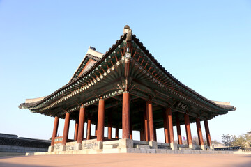 Fototapeta premium Hwaseong Fortress in Suwon, South Korea