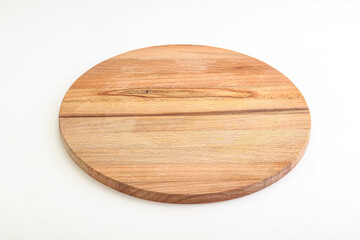 Wooden board for kitchen isolated