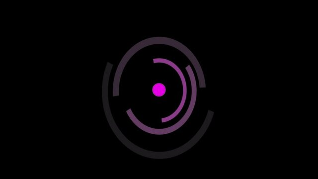 Radial or circular Progress Bars. Green colored template. Procent indicator. Modern motion graphics. Flat style. Bright and simple UI diagram elements. Isolated on black for Screen Mode.