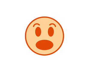 Fototapeta premium Emoji line icon. High quality outline symbol for web design or mobile app. Thin line sign for design logo. Color outline pictogram on white background