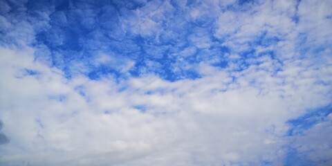 blue sky with clouds