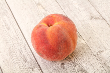 Fresh ripe sweet peach fruit
