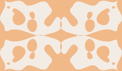 illustration design of peach and cream color abstract background perfect for wallpaper, patterns and sign