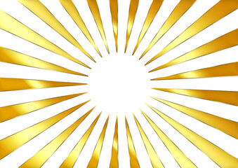 抽象的な太陽光線のイラスト