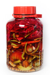 pickles prepared for the winter