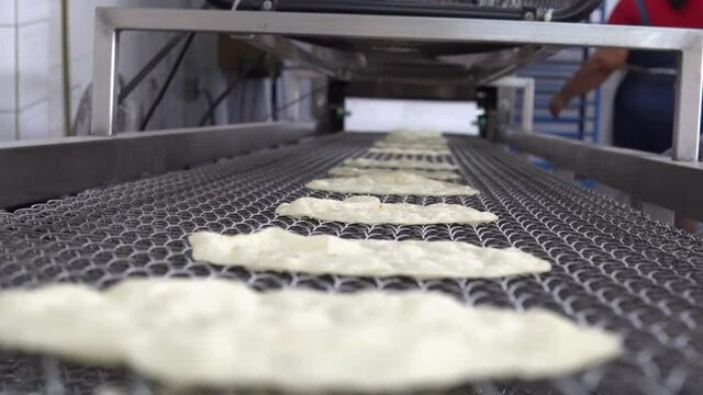 view of the tortilleria band as is the production process