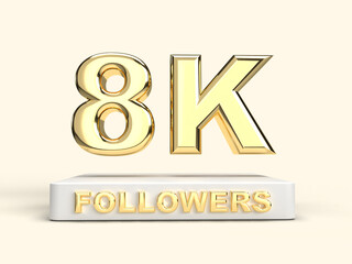 followers thank you golden numbers stand podium 
 social network friends followers web