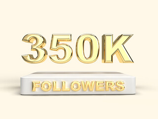 followers thank you golden numbers stand podium 
 social network friends followers web