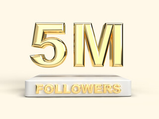followers thank you golden numbers stand podium 
 social network friends followers web