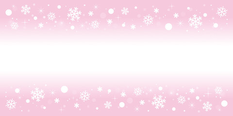 雪の結晶の背景フレーム