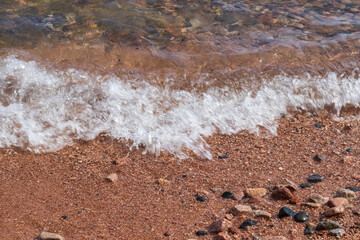 waves on the beach