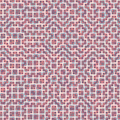 Fototapeta premium Abstract Geometric Pattern generative computational art illustration