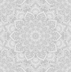 Seamless mandala pattern geometric. Decorative floral seamless pattern. Mandala in indian motifs for fabric.