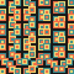 Abstract Geometric Pattern generative computational art illustration