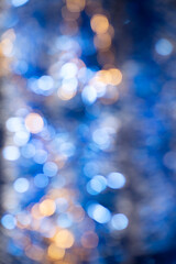 Abstract background in blue tones for Christmas and New Year greetings