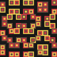 Abstract Geometric Pattern generative computational art illustration