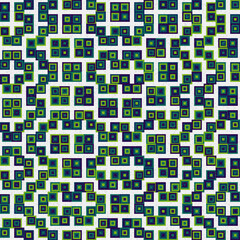 Abstract Geometric Pattern generative computational art illustration
