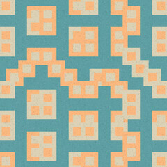 Abstract Geometric Pattern generative computational art illustration