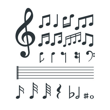 Music Note Vector Images – Browse 38 Stock Photos, Vectors, and