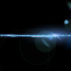 realistic light glare, highlight. beautiful bright lens flares. Lighting effects of flash.