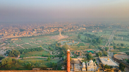 The Badshahi Mosque is a Mughal-era congregational mosque in Lahore, capital of the Pakistani province of Punjab, Pakistan. The mosque is located west of Lahore Fort.