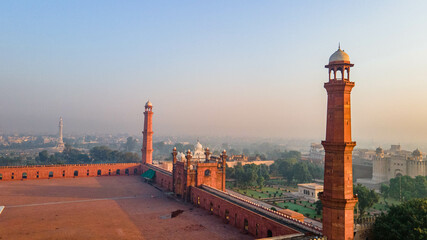 The Badshahi Mosque is a Mughal-era congregational mosque in Lahore, capital of the Pakistani...