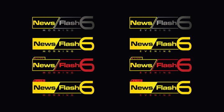 set of news logo, logo inspiration