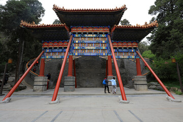 Chinese traditional architectural scenery, Beijing