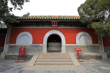 Temple architectural scenery, Beijing