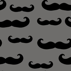 Moustache seamless pattern for fabrics and textiles and packaging and gifts and cards and linens 