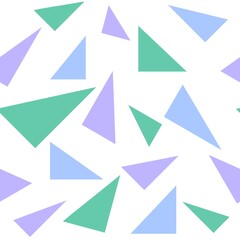 Coloured simple seamless triangle pattern for fabrics and textiles and packaging and gifts 