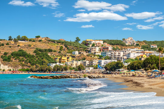 Coastline at Kalives. Crete, Greece