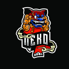 Lion sport or esport logo