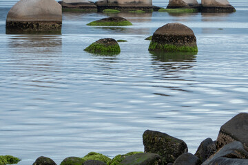 texture of waves in the sea