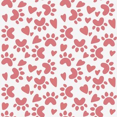 Seamless pats pattern with marks for wallpaper and fabrics and packaging and gifts 