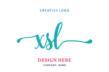 XSL lettering logo is simple, easy to understand and authoritative