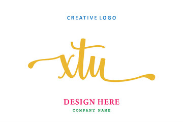 XTU lettering logo is simple, easy to understand and authoritative