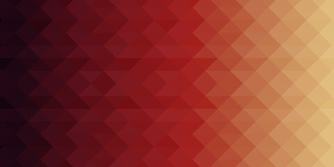 Abstract burgundy low-polygons generative background, illustration. Triangular pixelation.