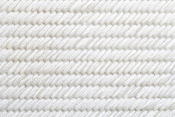 White yarn embroidered with a oblique pattern on plastic mesh canvas or vinyl weave to do invention...