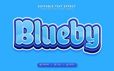 Blueby Editable Text Effect