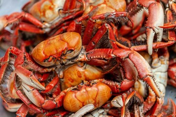crab cooked in salt water