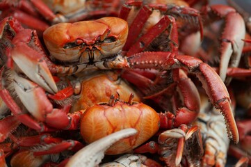crab cooked in salt water