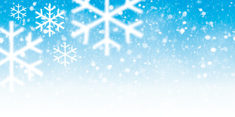 Winter background graphic with snow. For use as cmyk graphic.