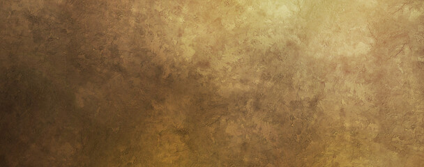 Grunge Gold Concrete Wall. Abstract Background.