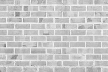 Modern white brick wall texture for background