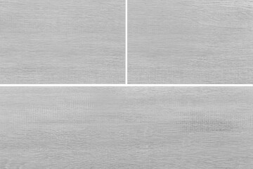 Fototapeta premium Wood grain white ceramic floor tile pattern and texture background seamless