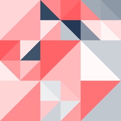 Minimal simple mosaic geometric colorful artistic background wallpaper design pattern