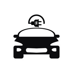 Electric Vehicle Charging station icon Vector Art. 