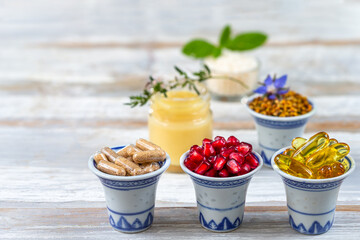 generic and conceptual image,Food supplements and the like